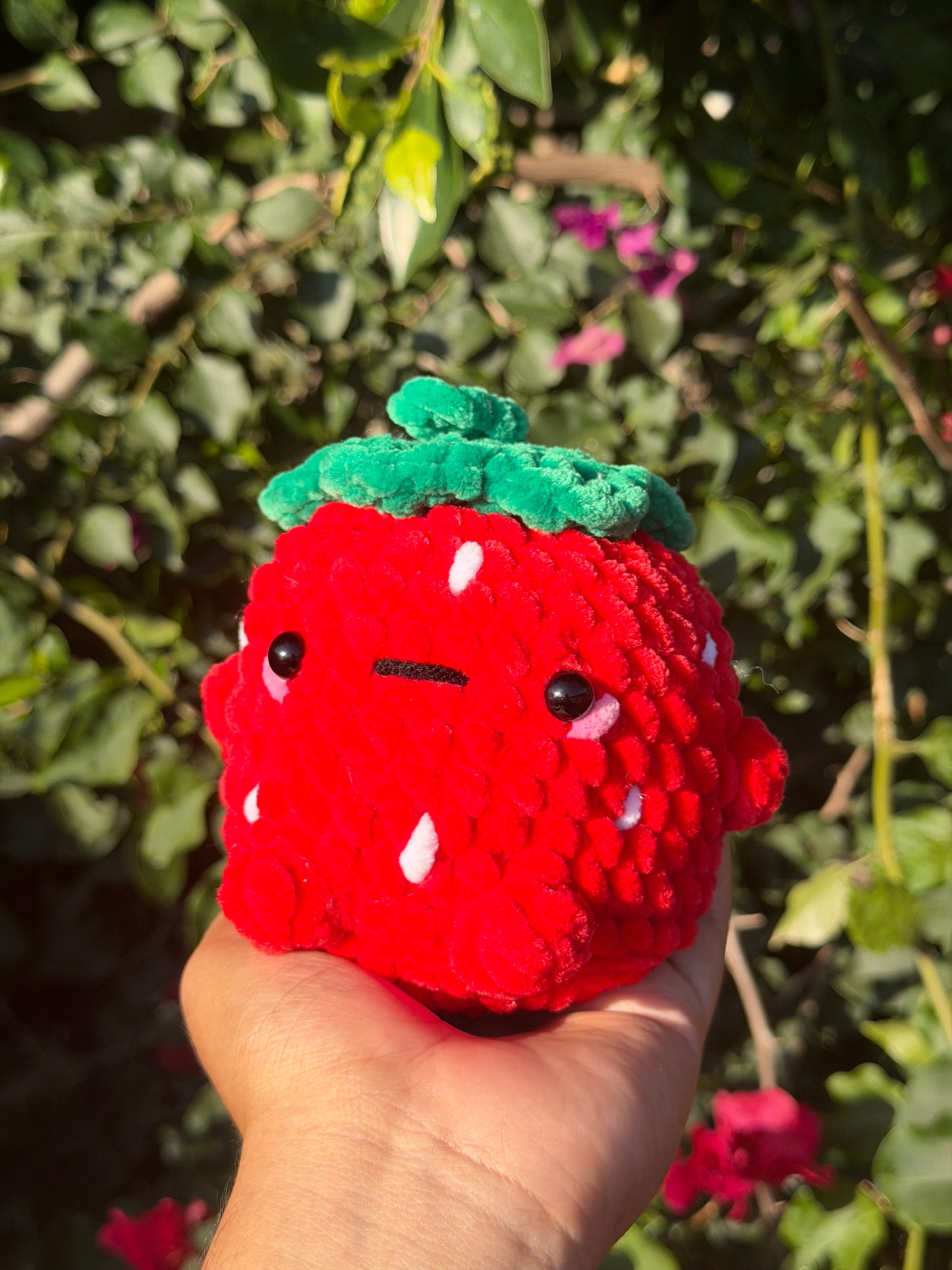 Chunky Strawberry Plushie