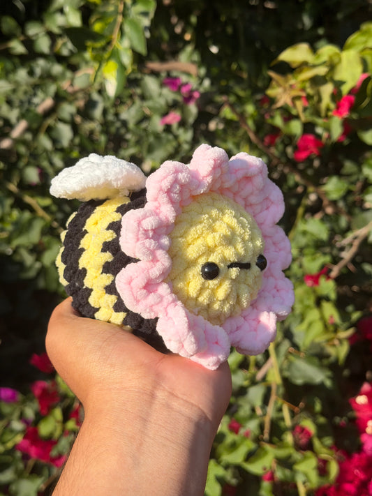 Bumblebee Flower Plushie