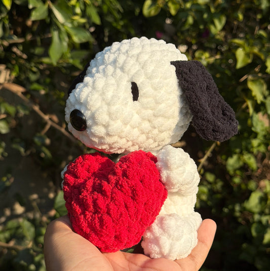 Beagle Holding Heart Plushie - Valentine 2026 Collection
