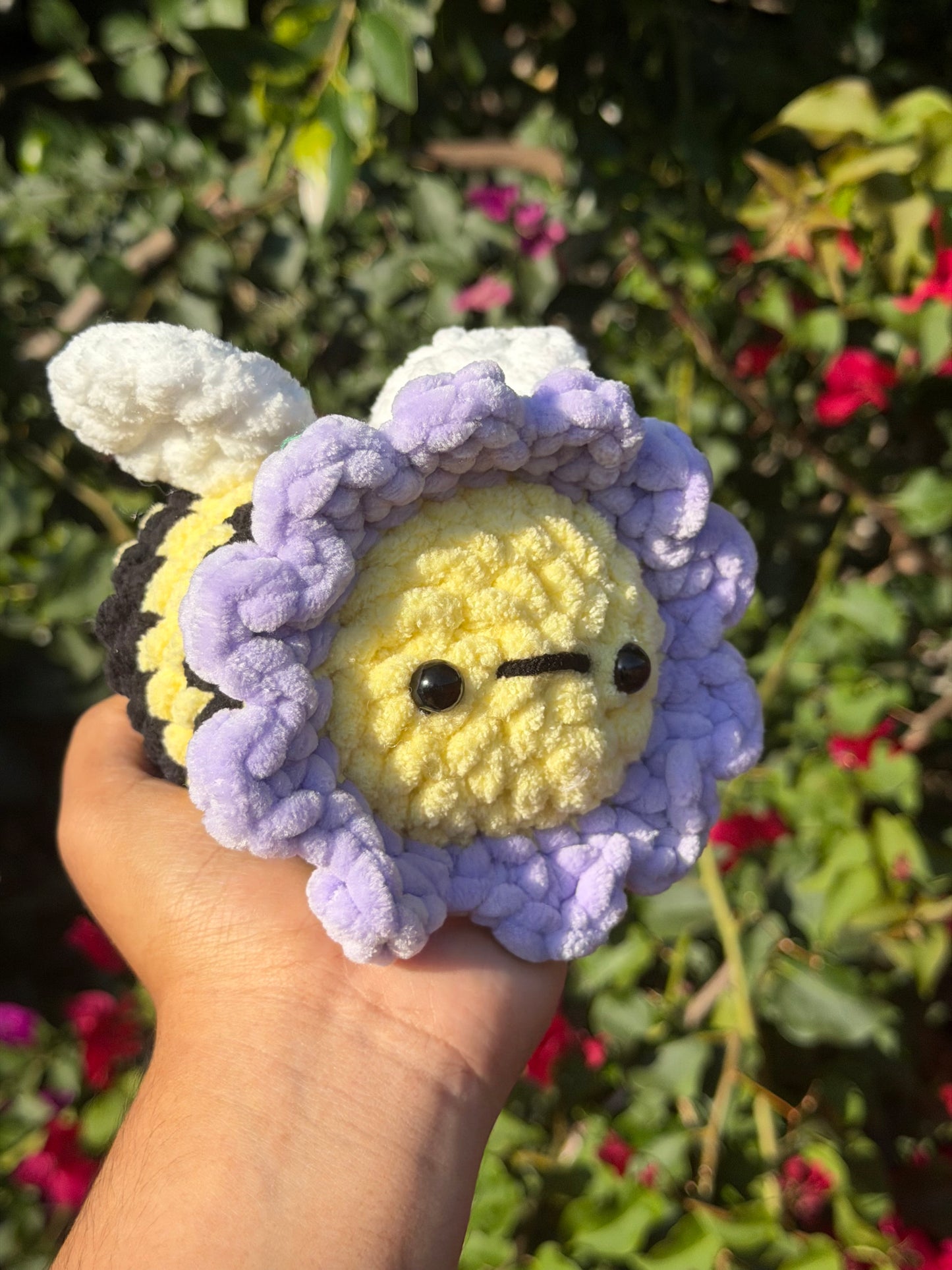 Bumblebee Flower Plushie